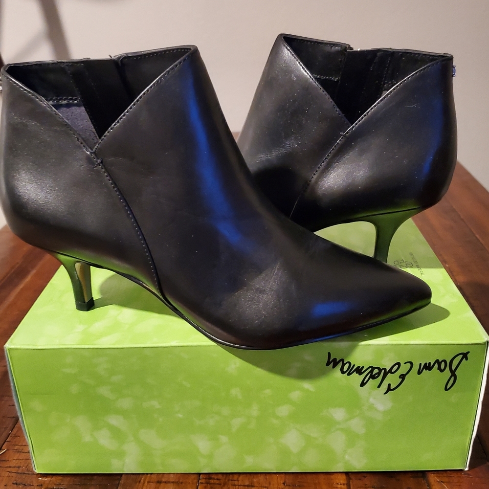 Black Leather booties